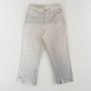 St. John Sport Pants 14 by Marie Gray Women's Trouser Cream High Rise Nude Panel